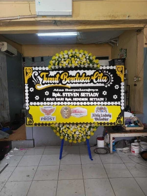 Papan Bunga di Wanakaya Haurgeulis